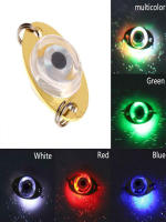 Luz LED Mini Lanzadora De Señal Para Pesca Submarina Forma De Ojo Doble Anillos Multicolor Verde Azul Rojo Blanco En Forma De Pez Para Pesca De Cala Profunda - details 0