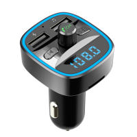 Transmisor FM T25 5.0 Bluetooth Con Navegación De Voz Inteligente Reproductor MP3 Dual USB Carga Rápida Manos Libres 2022 Para Coche - details 3