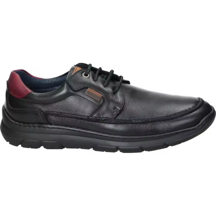 ZAPATOS DE PIEL BAERCHI 6130 PARA CABALLERO EN COLOR NEGRO - 1