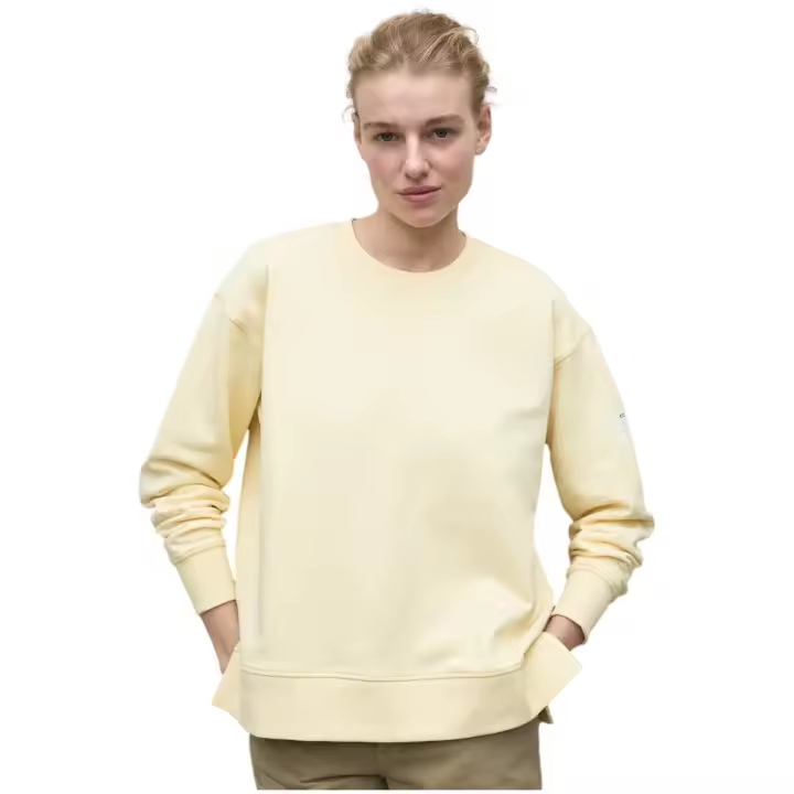 Sudadera ECOALF Storm con Eslogan Tipo Puff en la Espalda Color Vainilla - 1