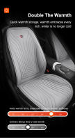 Calienta Asiento De Coche Universal 12V Funda De Almohadilla Calefacción Rápida Para Invierno Funda Caliente Para Asiento De Coche - details 1