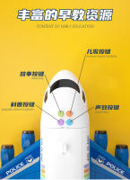 Juguete De Transformación Para Niños Avión De Plástico ABS Modelo Musical Simulación DIY Vía Inercia Regalo Para Niños - details 1