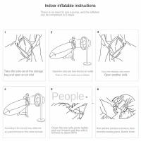 Sofá Inflable Ultra Ligero Estilo Almohada Para Camping Al Aire Libre Playa Plegable Portátil Saco De Dormir Sofás Inflables Para Acampar - details 5