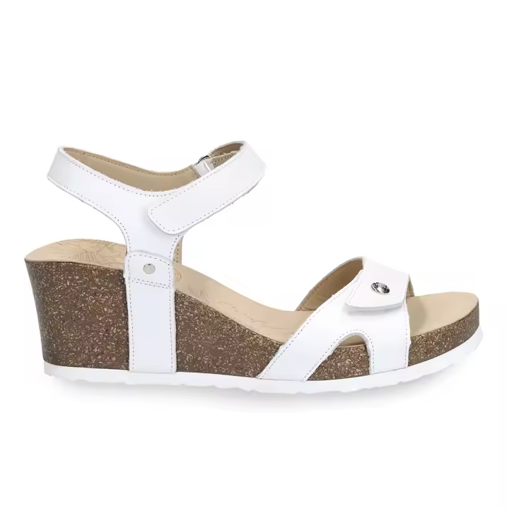 Shoes Sandalias Cuña marca Panama Jack modelo Julia Basics B17 para mujer en color cuero - 1