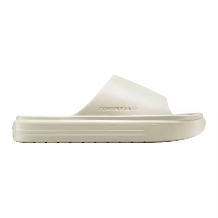 Chanclas Beige Converse Essential Slide Papiro Acolchadas y Ligeras - 1
