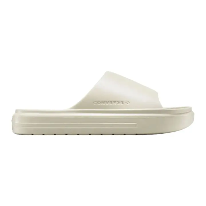 Chanclas Beige Converse Essential Slide Papiro Acolchadas y Ligeras - 1