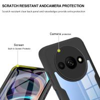 Funda De Silicona De Lujo Para Xiaomi Redmi A3 360° Cobertura Completa Protección Total Para Pantalla Incluye Película De Protección Transparente Anti-Scratch Antisuciedad Resistente Al Agua - details 5