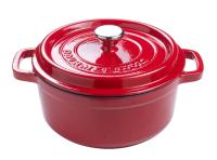 Olla Coccote hierro fundido esmaltado antiadherente 24 cm/ 3,6 litros 6/ 4 comensales, Olla con tapa redonda para cocinar con los sabores y nutrientes. Gourmet Tools de XSQUO Useful Tech - Roja, Azul, ,Blanca. - details 8