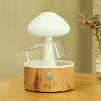 Nuevo humidificador de nube y lluvia con luces de colores, atomización ultrasónica, humidificación por gotas de lluvia, máquina de aromaterapia con forma de hongo y nube. - details 5