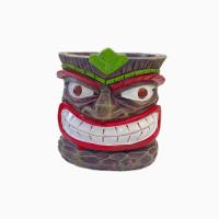 Vaso De Resina Decorativo Con Boca Grande Estilo Totem Divertido Origen China Ornamento De Flor Para Jardín Y Patio - details 12