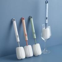 Cepillo De Botella De Silicona Con Rotación 360 Grados Set De Cepillos Para Lactantes Cabeza Suave De Grado Alimenticio Para Limpieza De Botellas Almohadillas Y Chupetes - details 1