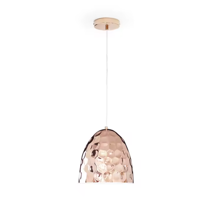 Lámpara de Techo Colgante Copper 4 - Bombilla 1 x E27 - Cobre - Metal - AZABAK - 1