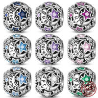 Bolas De Joyería Para Pulsera Original 3MM S925 Plata Enero-Diciembre Piedras Preciosas Serie DIY Regalo De Cumpleaños Para Mujer - details 0
