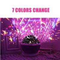 Lámpara Proyectora De Noche Rotativa Con Cielo Estrellado Y Unicornio Para Niños Y Bebés Luz LED Romántica USB/Batería AA Incluida - details 8