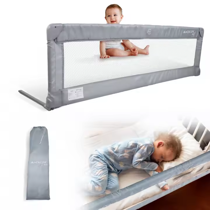 Barrera para cama Mobiclinic Plegable Bolsa transportable Doble fijación 150cm Segura Peso máx. 25kg Dreamy - 1