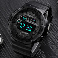 Reloj Militar Para Hombre Con Pantalla Digital Gran Número Resistente Al Choque Y Al Agua Multi-función Deportivo Fitness Reloj Exterior - details 0