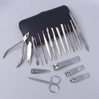Kit De Manicura Y Pedicura 19 Piezas Tijeras De Uñas Y Cutículas De Acero Inoxidable Con Estuche De Viaje Para Uñas Y Pies - details 2