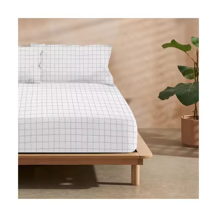 BL Belum | Bajera Bretaña 100% algodón para Cama de 180, Bajera 175 Hilos - 1