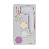 Pack Cepillo de limpieza Facial con 6 cabeza de masaje, dispositivos de estiramiento Facial 6 en 1 masajeador Facial eléctrico limpiador de poros faciales con 6 cabezales de cepillo para acné, manchas negras, piel muerta y maquillaje - details 7