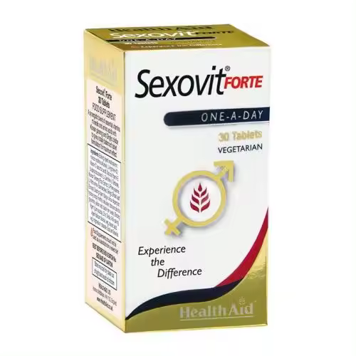 Sex-O-Vit Forte 30 comprimidos  Health Aid - 1