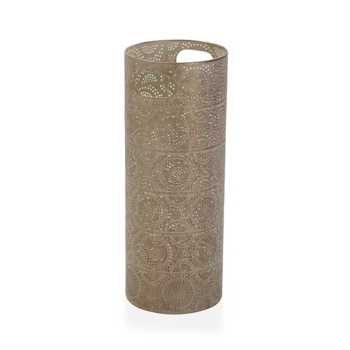 Versa Fox Paragüero para la Entrada, Habitación o Hall, Porta paraguas moderno, , Medidas (Al x L x An) 48 x 20 x 20 cm, Metal, Color Marrón - 1