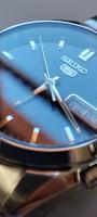 Reloj Automático Hombre Seiko 5 SNK357K1 dial azul oscuro correa acero SNK357K - details 1