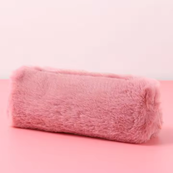 Estuche De Lápices Kawaii De Peluche Grande Para Niñas Estuche De Almacenamiento Para Estudiantes Y Oficina Suministros De Papelería - 1