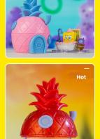 SpongeBob Caja Sorpresa Figura De Colección De Casa De Piña Feliz Modelo De Escritorio Para Niños Juguetes Regalo 6 Estilos - details 15