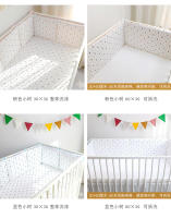 LALA - Cuna de Bebe envolvent con nuevo Vestido de dibujos animados de Algodón Puro anticolisión Combinación libre de Gasa Cama de Bebe ropa de Cama, - details 3