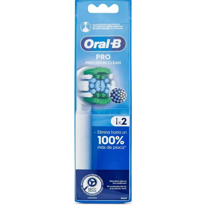 Oral B Pro Precisión Clean Cabezales de Repuesto  Para Cepillos de Dientes eléctricos Pack de 4 o 2 unidades - 1