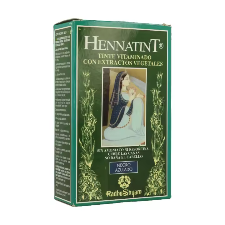 Hennatint Negro Azulado 1 unidad  Radhe Shyam / Sitarama - 1