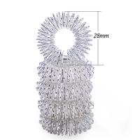 Set De 9 Piezas De Anillos Y Pulseras De Acupresión Para Masaje De Mano Y Muñeca Alivio Del Dolor Sensorial Espinoso Tamaño Medio Pequeño Grande - details 6