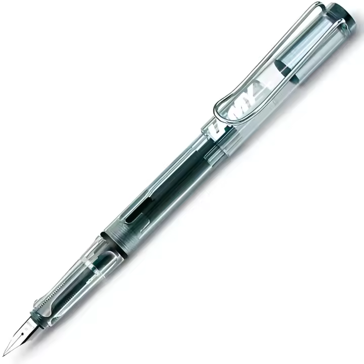Lamy pluma estilográfica safari vista 012b clip metálico plástico transparente - 1