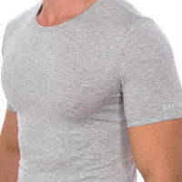 Bikkembergs-Camiseta Fashion Bamboo Manga Corta BKK1UTS03SI para Hombre