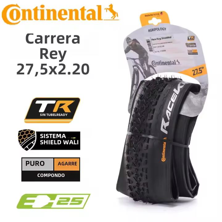 Pneumático De Mountain Bike Continental Race King TLR 29 Pulgadas 27.5/29x2.0/2.20 29er MTB Plegable Para Bicicletas - 1