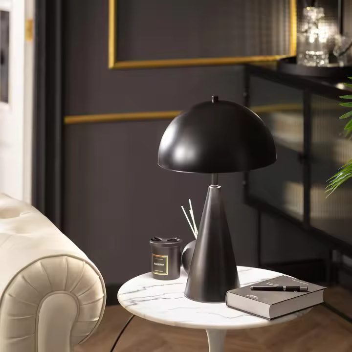 Ledkia Lámpara de Mesa Metal Shimo Negro - 1