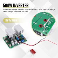 Inversor de onda sinusoidal de 50HZ, placa de controlador de 12V a 220V, 500W con regulador de voltaje - details 4