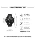 Reloj Deportivo Para Hombres TOMI Multi Funcional 30M Impermeable Reloj Electrónico De Exterior Estudiante Militar Con Alarma Y Calendario - details 10