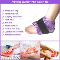 Paquete De Hielo Para Pies Y Deportes Con Soporte Ajustable Microwaviable Y Reutilizable Para Miofascial Y Pies Gel De Compresión Para Alivio Del Dolor Y Enfermedades Del Pie - details 2