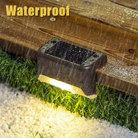 4PCS Luz Solar Para Piso Exterior IP65 Impermeable Jardín Patio Camino Puerta Solar Energía Solar Para Railing Escaleras Paso Valla - details 2