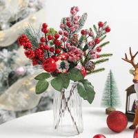 Adorno De Navidad 30CM Árbol De Navidad Ornamento De Nieve Pino Para Decoración Del Hogar Regalos De Año Nuevo Accesorio De Guirnalda - details 0