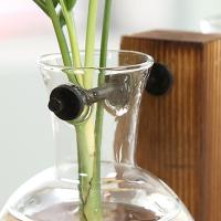 Terrario De Plantas Hidroponicas Vintage Jarrón De Flor Transparente Con Marco De Madera Vaso De Cristal Para Decoración De Hogar Y Bonsái En Mesas - details 6