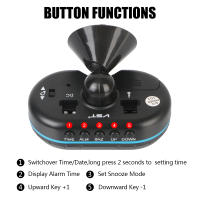 Reloj Digital Para Coche 12V/24V Con Voltímetro Y Termómetro LCD De 3 En 1 Accesorio Interior Con Luz Nocturna Y Advertencia De Frío - details 6