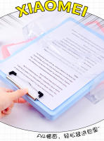 Carpeta Multiusos A4 Estuche De Almacenamiento Con Abrazadera Para Documentos Gran Capacidad De Almacenamiento De Escritura Tablero Integrado De Documentos - details 4