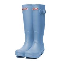 Botas de lluvia para mujer, calzado para jardín impermeable, botas de barro antideslizantes hasta la rodilla, botas altas de goma para mujer, botas de trabajo ligeras para exteriores - details 5