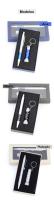 Pack de 6 a 36 unidades de Set de bolígrafo y llavero con linterna 2 modelos, bridge, Detalles para hombre Regalos para invitados de boda Recuerdos de bautizo Detalles de boda para los invitados, Regalantes.com - details 1