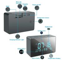 Dual Alarm Clock Wifi Camera With Temperature Monitoring HD 1080P Motion Detection Baby Nanny Camera Home Video Surveillance - details 21