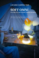 Lanterna Portátil LED Para Camping Con Fuente De Luz Multicolor Luz De Emergencia Para Excursionismo Escalada BBQ Acampar Con Gancho Y Magnetismo - details 4
