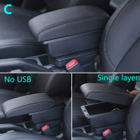 Soporte Central Para Coche Renault Duster Nissan Terrano 3 Oroc 2012-2018 Caja De Almacenamiento De Cuero / Plástico ABS Accesorios De Coche - details 5