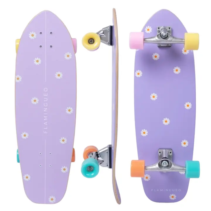 Flamingueo Surfskate Tabla de Skate Dureza 80AB Skateboard Surfskate ABEC-7 Skate Completo Skate Adulto Monopatin Surf Tabla de Surf Skate Pump Surf Skate - 1
